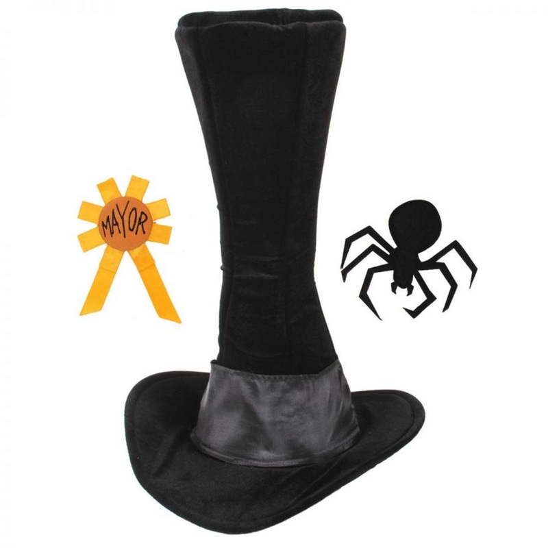 The Nightmare Before Christmas Mayor Top Hat BLACK ONE SIZE FITS MOST