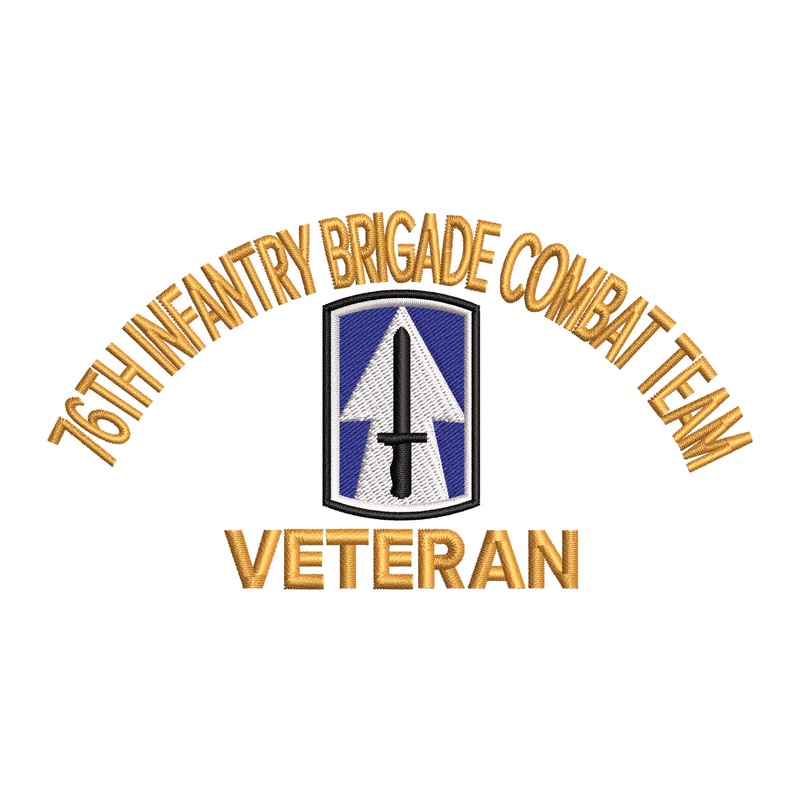 U.S. Army 76th Infantry Brigade Combat Team Symbol U.S. Army 76th Infantry Brigade Combat Team Symbol One Size