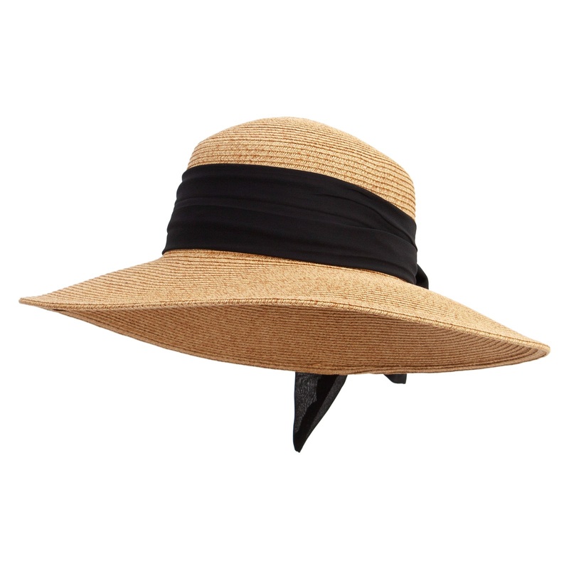Women’s Large Assymetrical Brim Hat Bronze One Size
