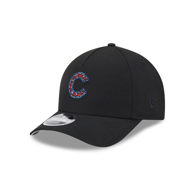 Chicago Cubs Stained Glass 9FORTY M-Crown A-Frame Snapback Hat One Size