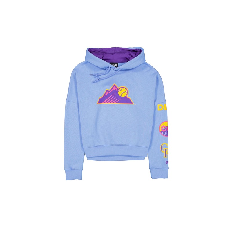Colorado Rockies City Connect Women’s Pastel Blue Hoodie XS