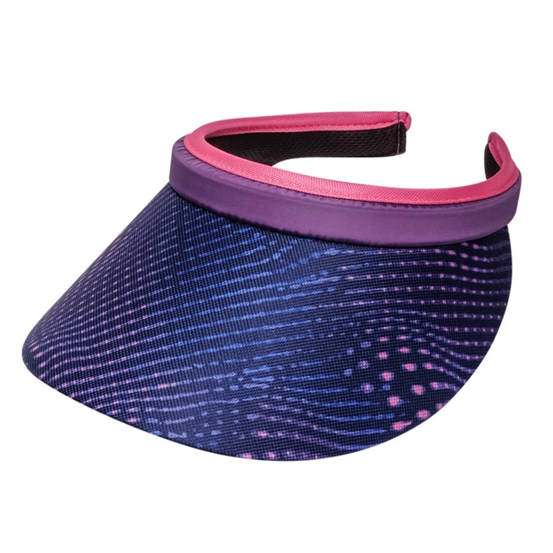 Digital Dusk Clip On Sun Visor – GloveIt Golf Hats Purple
