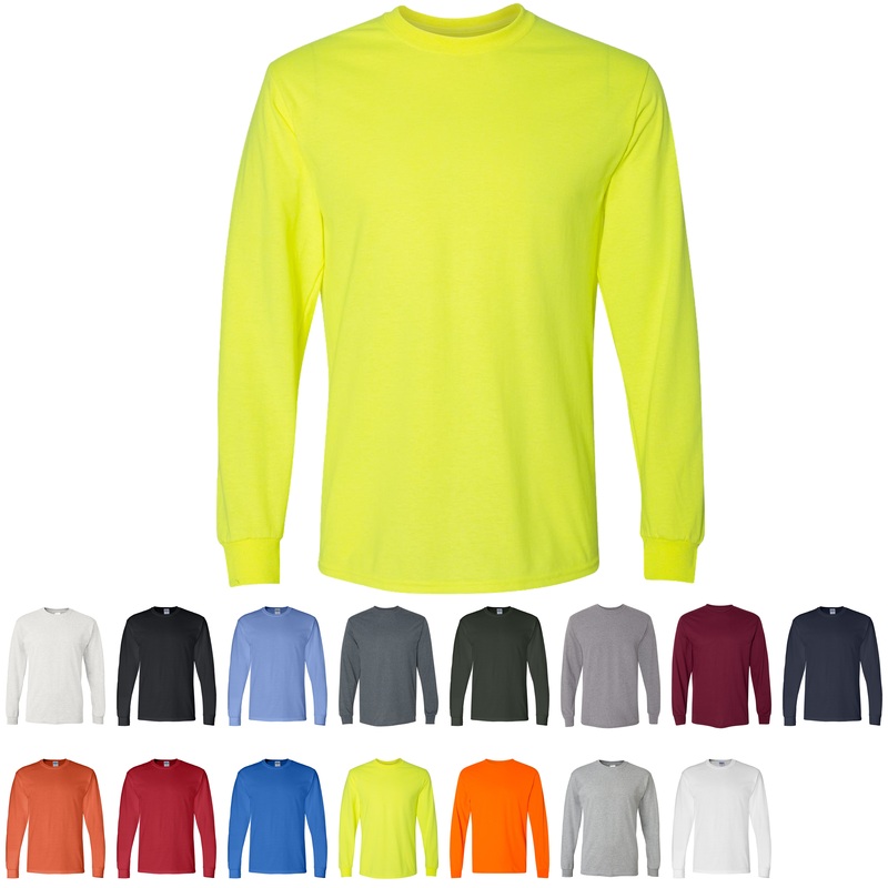 Gildan 8400 DryBlend 50/50 Long Sleeve T-Shirt Black S