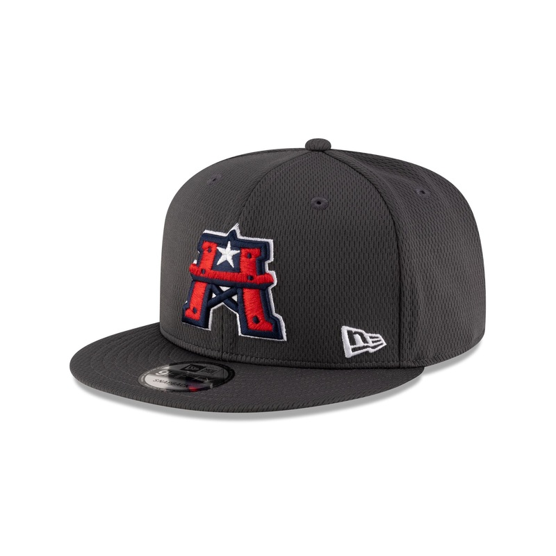 Houston Roughnecks Gray 9FIFTY Snapback Hat One Size