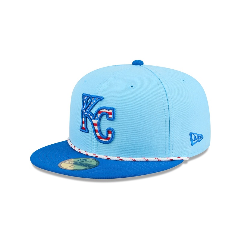 Kansas City Royals Independence Day 2025 59FIFTY Fitted Hat 7