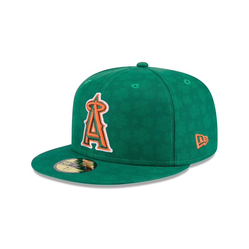 Los Angeles Angels St. Patrick’s Day 2025 59FIFTY Fitted Hat 7