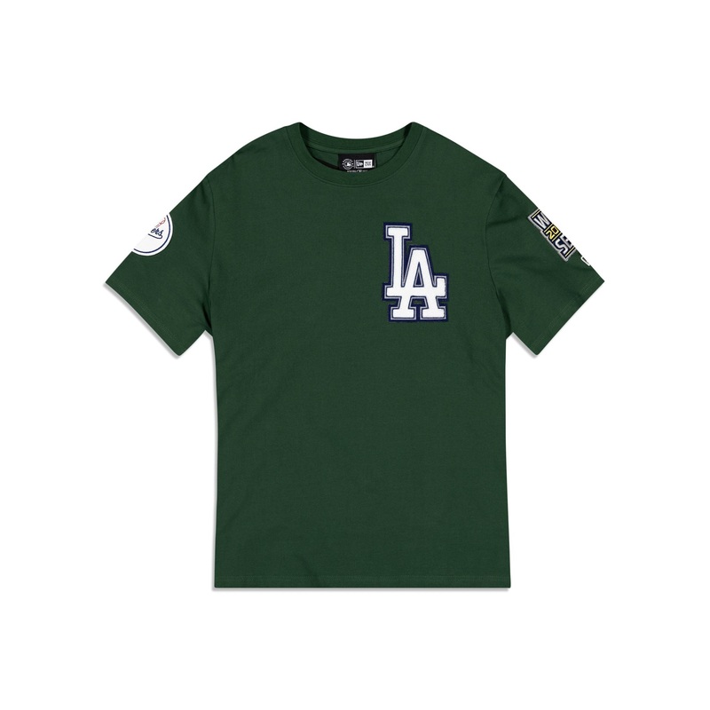Los Angeles Dodgers Logo Select Color Flip Green T-Shirt S
