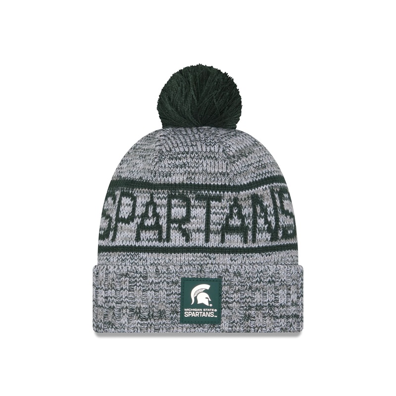 Michigan State Spartans Cold Weather Pom Knit Hat One Size