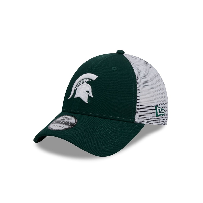 Michigan State Spartans Green 9FORTY Trucker Hat One Size