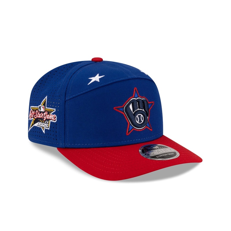 Milwaukee Brewers 2025 All-Star Game Workout Split Panel 9SEVENTY Stretch-Snap Hat One Size