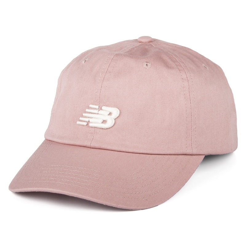 New Balance Hats Classic NB Curved Brim Baseball Cap – Dusky Pink Adjustable