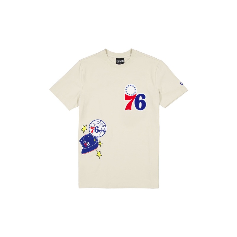 Philadelphia 76ers Stone Logo Select T-Shirt S