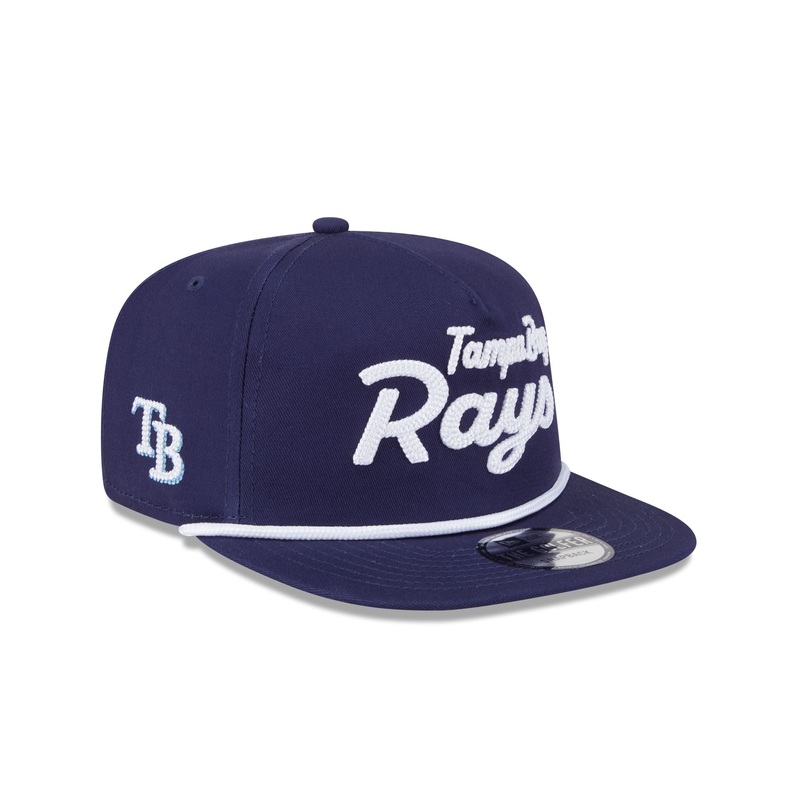 Tampa Bay Rays Team Text Golfer Hat One Size