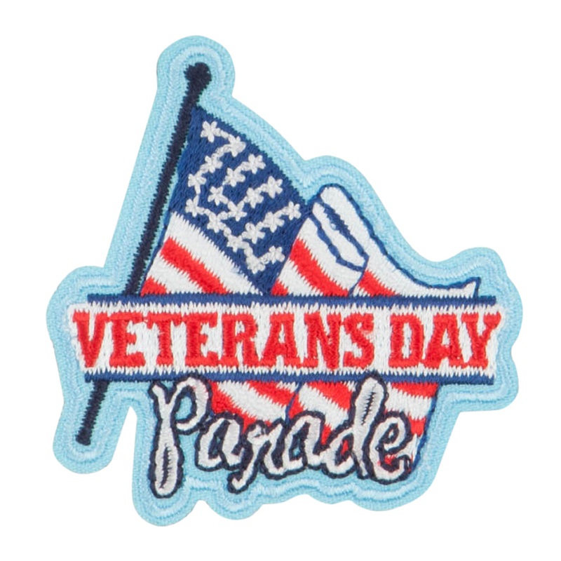USA Veterans Day Parade Patches Sky One Size