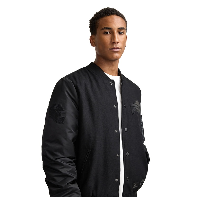 Alpha Industries x Buffalo Bills MA-1 Wool Varsity Jacket Black S