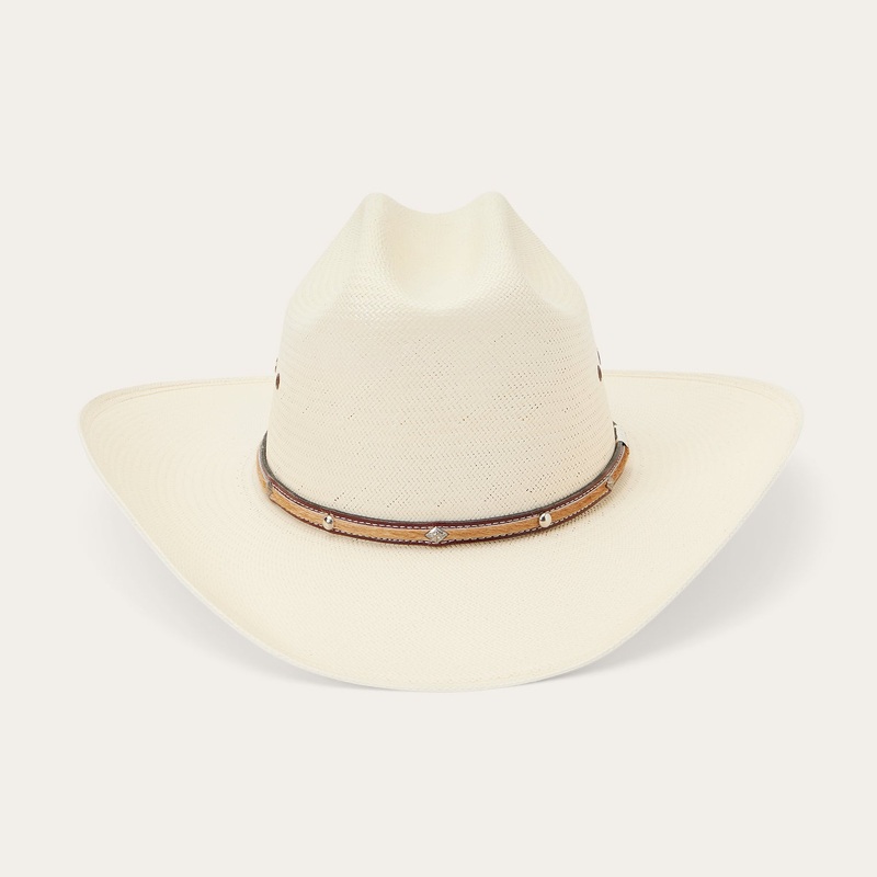 Angus 10X Straw Cowboy Hat Natural 6 5/8