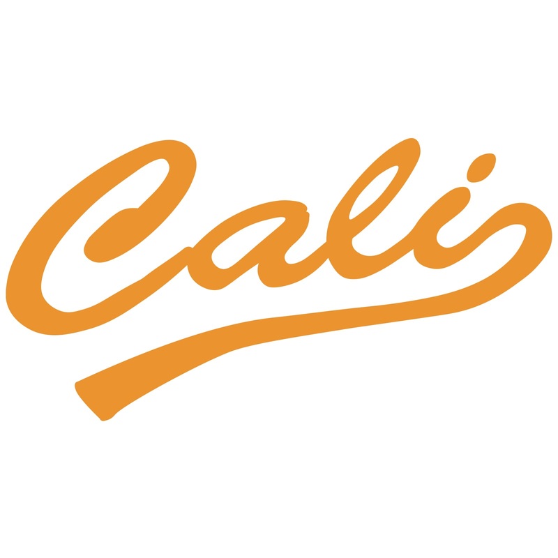 Cali Cursive Heat Transfer Sticker Orange One Size