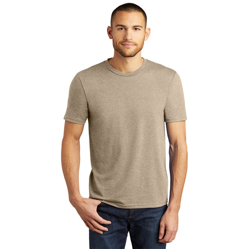 District DM130 Perfect Tri Tee – Desert Tan Heather Desert Tan Heather XS