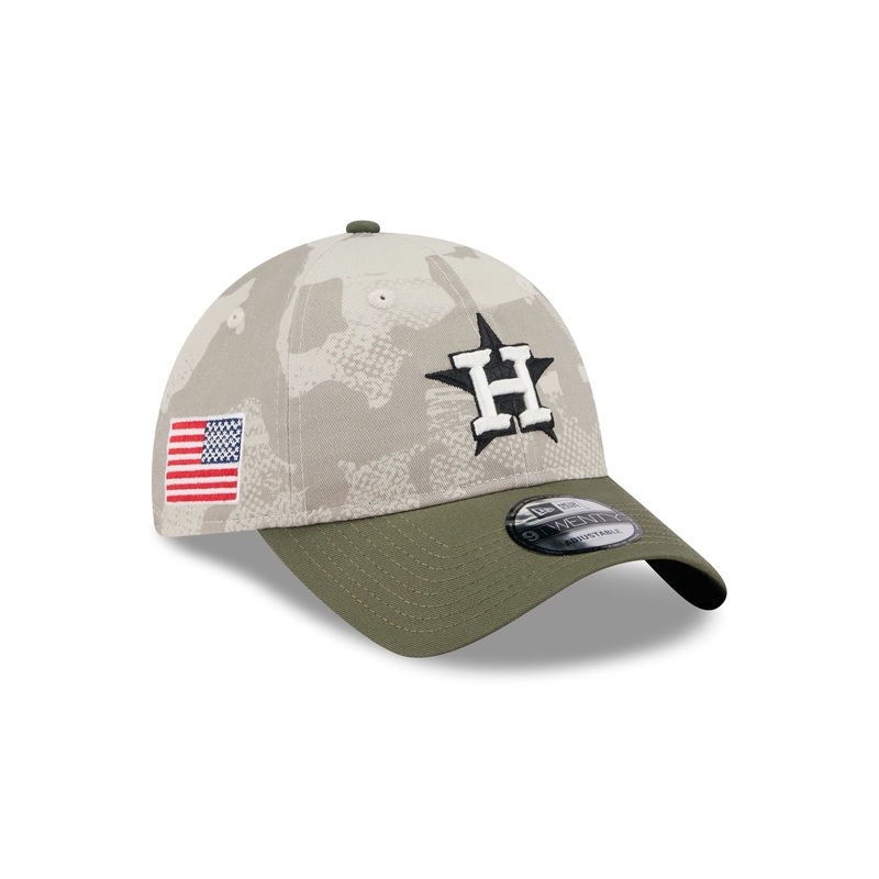 Houston Astros Armed Forces Day 2025 9TWENTY Adjustable Hat One Size