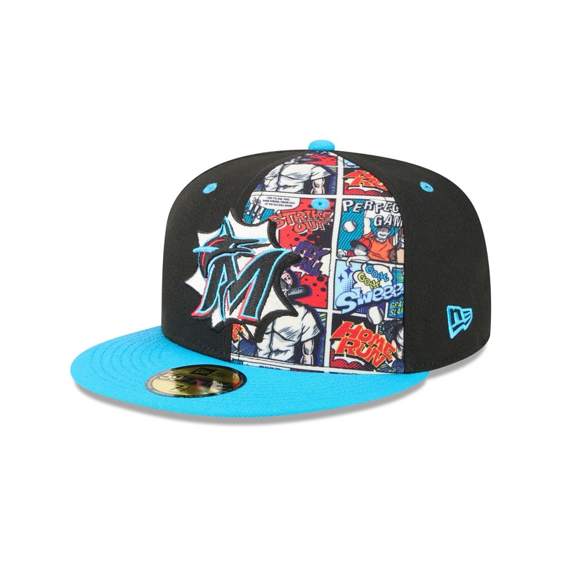 Miami Marlins Diamond Hero Edition 59FIFTY Fitted Hat 7