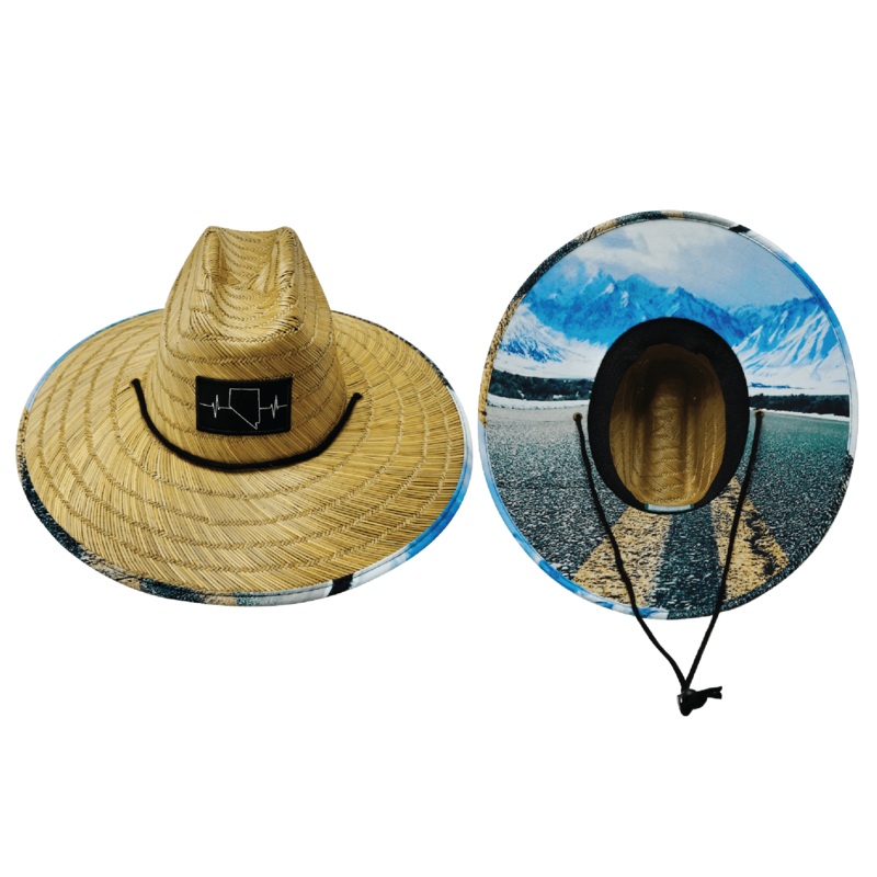 Nevada Straw – Sun Hat – Mountains