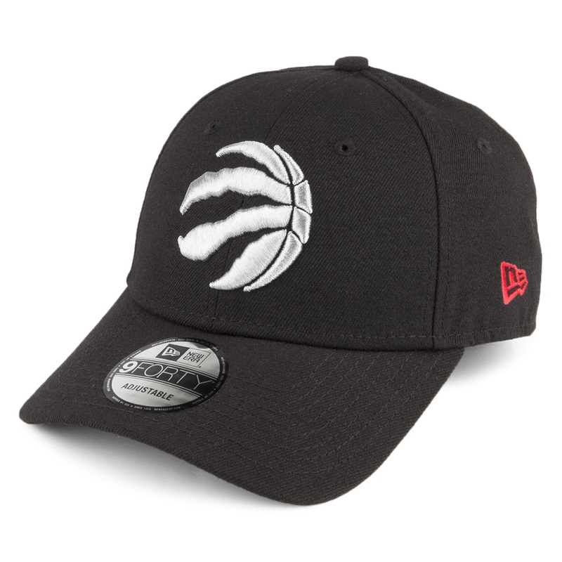 New Era 9FORTY Toronto Raptors Baseball Cap – NBA The League Classic – Black Adjustable