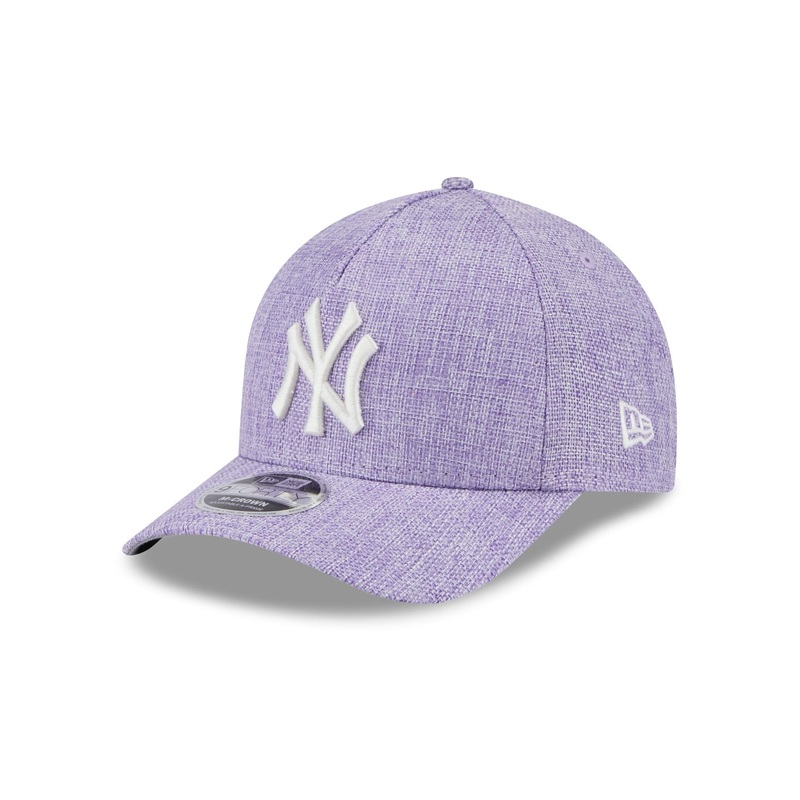New York Yankees Cotton Weave Purple 9FORTY M-Crown A-Frame Snapback Hat One Size