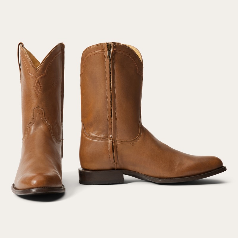 Rancher Zip Roper Burnished Tan 7 D
