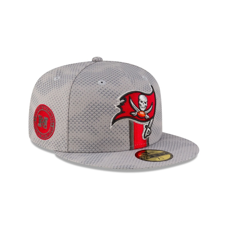Tampa Bay Buccaneers 2024 Sideline Gray 59FIFTY Fitted Hat 7