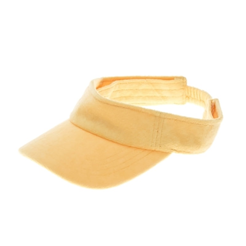 Terrycloth Sun Visor – Boardwalk Style Yellow