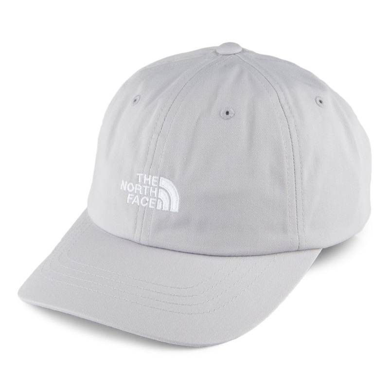 The North Face Hats Norm Baseball Cap – Light Grey Adjustable