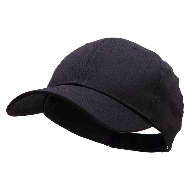 Youth Poly Cotton Twill Cap Black One Size