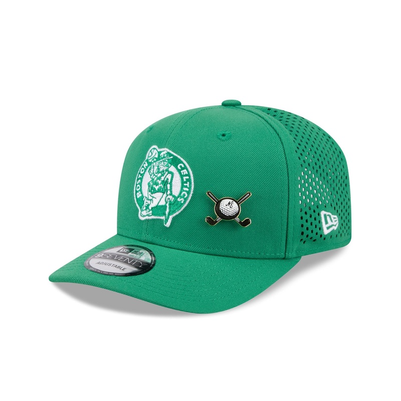 Boston Celtics Tee Time 9SEVENTY Trucker Hat One Size