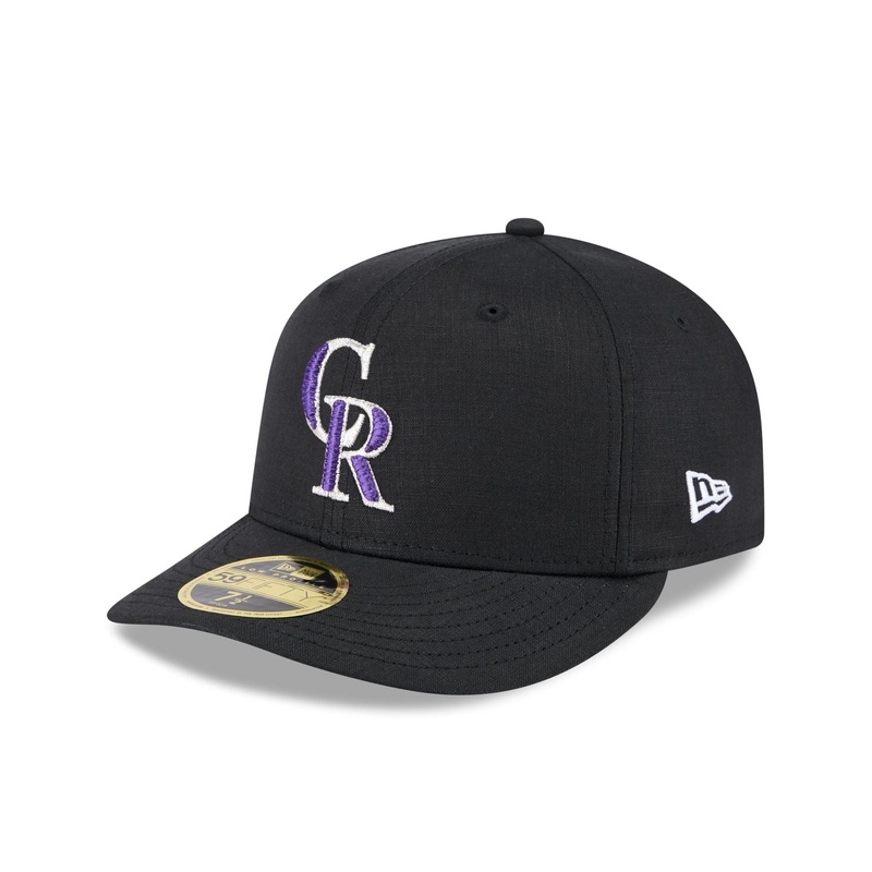 Colorado Rockies Snake Scale Logo Low Profile 59FIFTY Fitted Hat 7