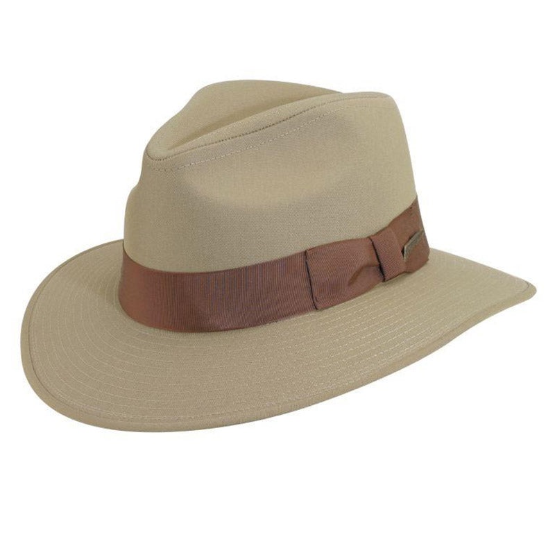 Dr. Walton Twill Cotton Safari Hat – Indiana Jones Hat Khaki Medium