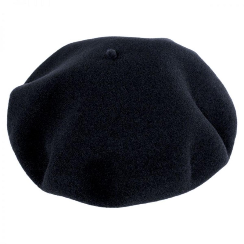 Hoquy Wool Basque Beret MARINE 55cm