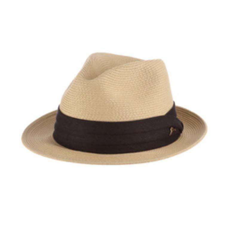 Lighthouse Fine Braid Fedora – Tommy Bahama Hats Natural S/M (22 3/8″)