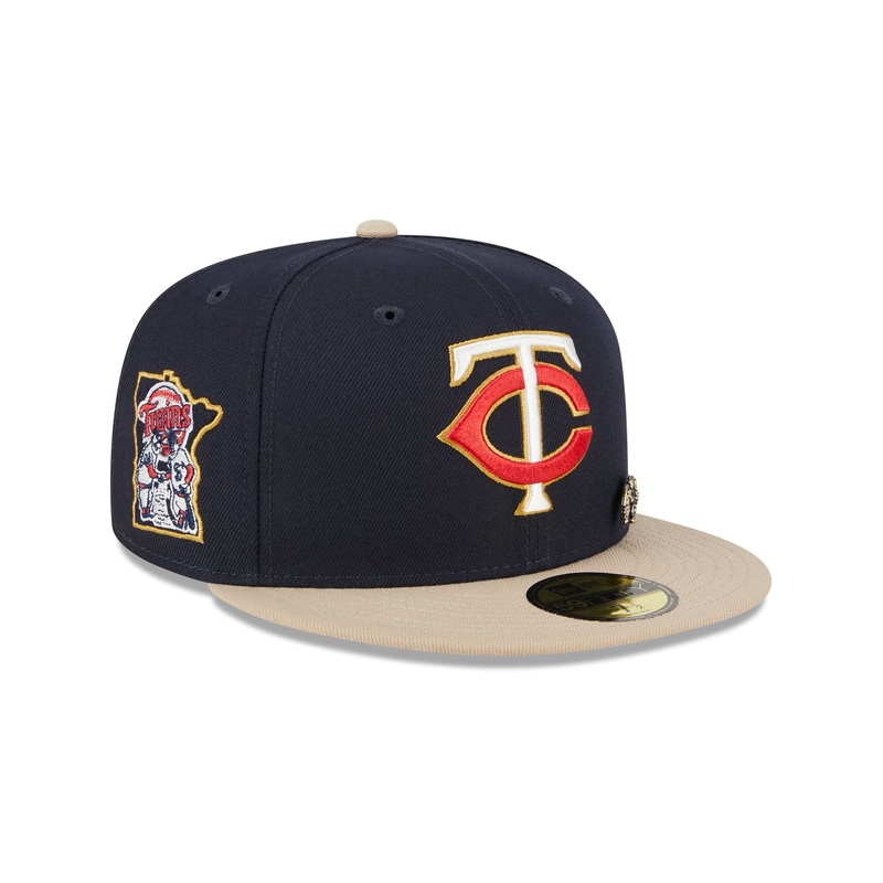 Minnesota Twins Varsity Pin 59FIFTY Fitted Hat 7