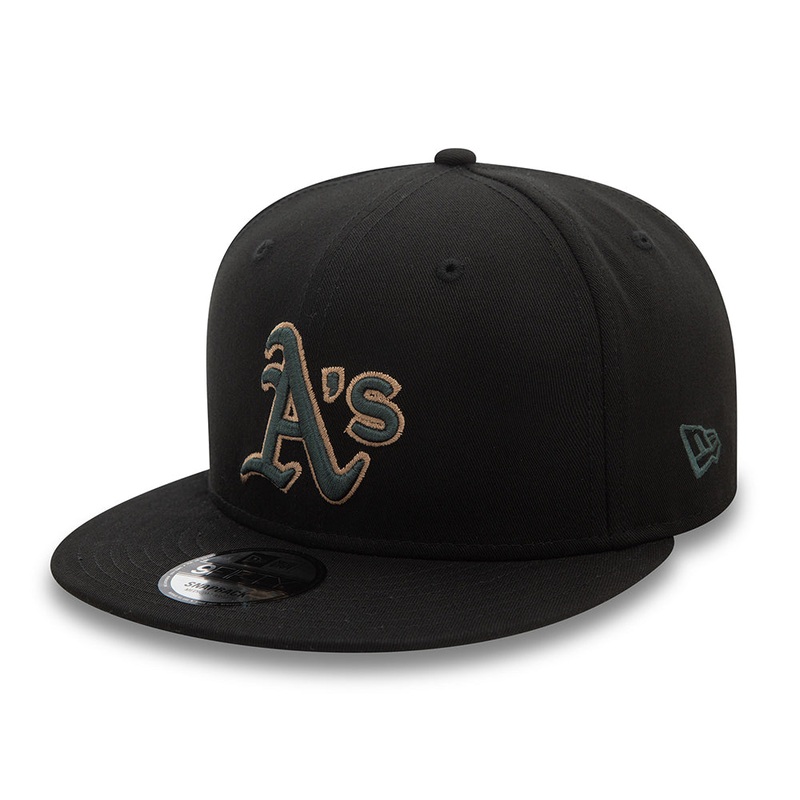 New Era 9FIFTY Oakland Athletics Snapback Cap – MLB Seasonal World Series – Black Small/Medium