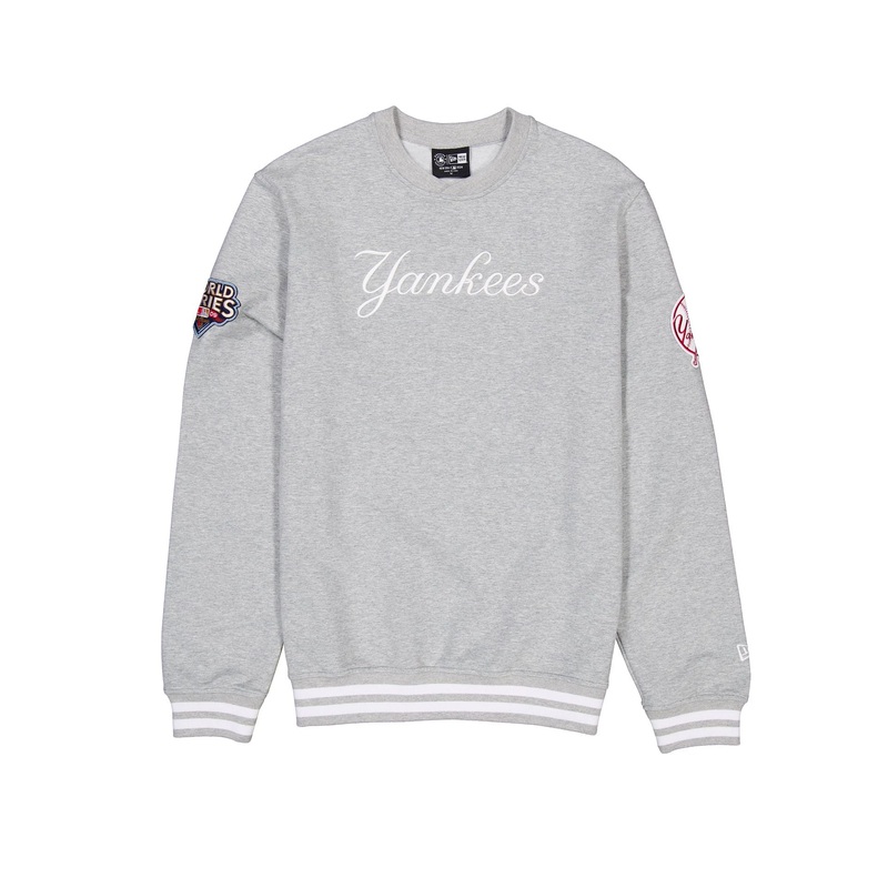 New York Yankees Gray Logo Select Crewneck S