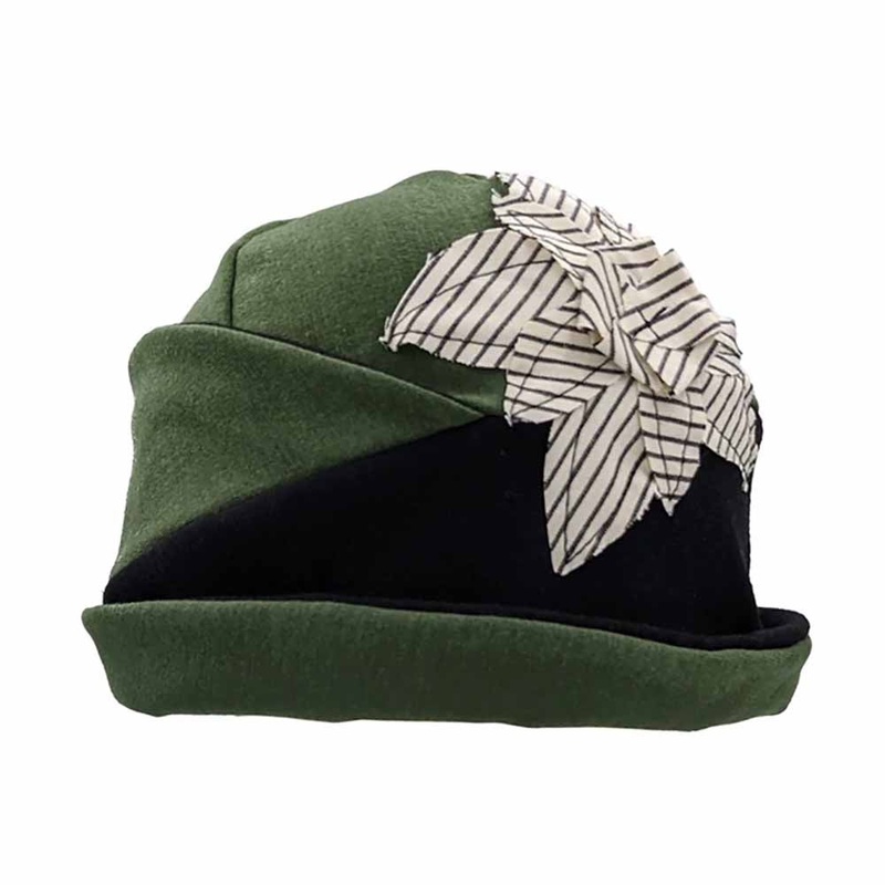 Organic Cotton Vintage Beanie – Flipside Hats for Healing Green OS (56-59 cm)
