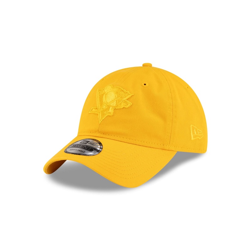 Pittsburgh Penguins Gold 9TWENTY Adjustable Hat One Size