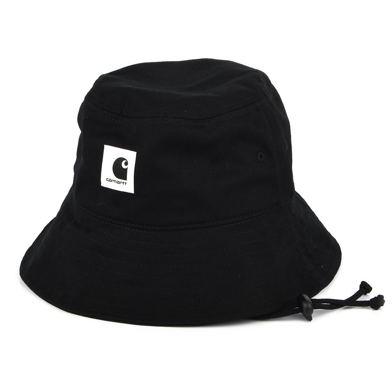 Carhartt WIP Hats Ashley Cotton Twill Bucket Hat – Black Small/Medium