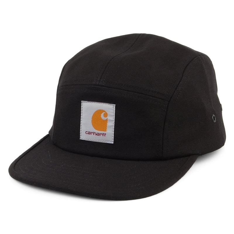 Carhartt WIP Hats Backley 5 Panel Cap – Black Adjustable