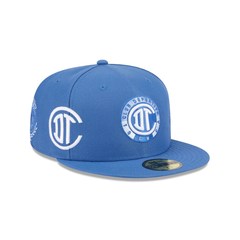 Deportivo Toluca FC Indigo 59FIFTY Fitted Hat 7