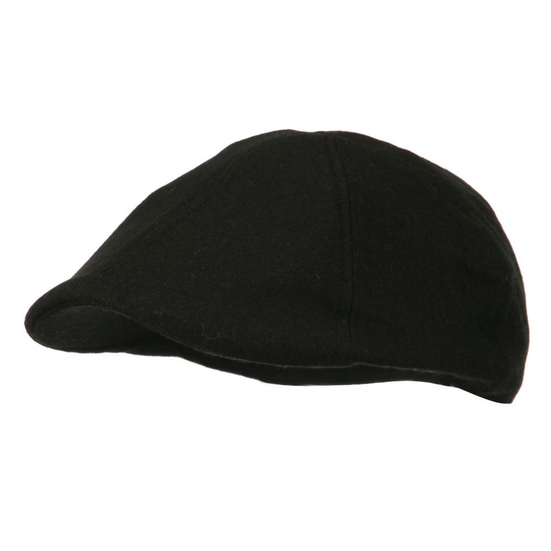 Duck Bill Wool Ivy Cap Black One Size