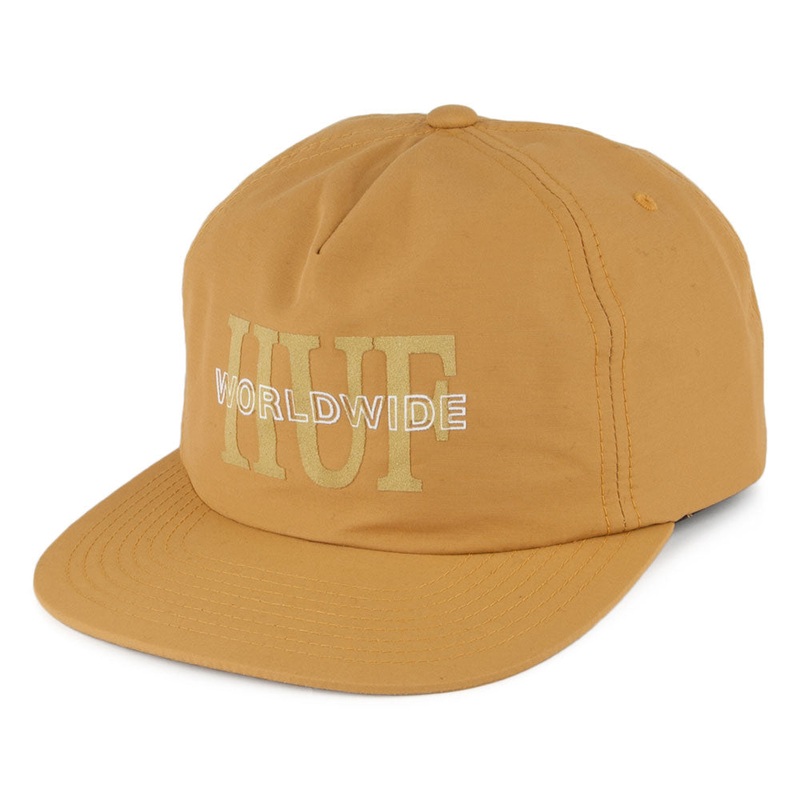 HUF National Strapback Cap – Mustard Adjustable