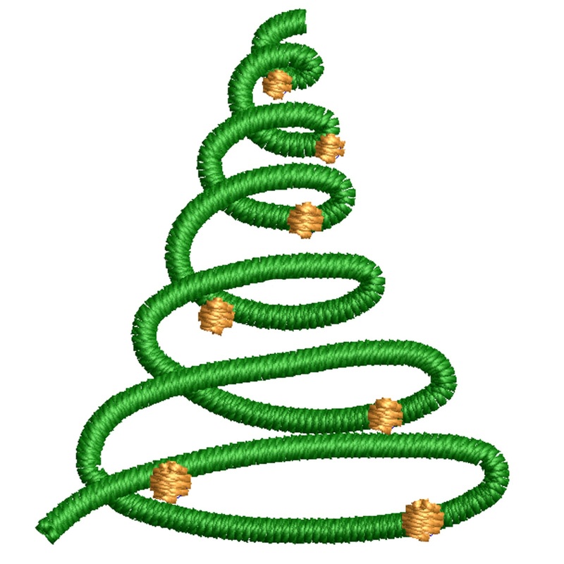 Linear Green Christmas Tree Linear Green Christmas Tree One Size
