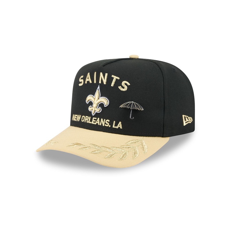 New Orleans Saints 2025 Draft Black 59FIFTY A-Frame Fitted Hat 7