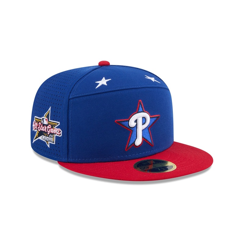 Philadelphia Phillies 2025 All-Star Game Workout Split Panel 59FIFTY Fitted Hat 7